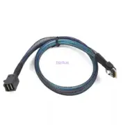 New PCIE 4.0 Slimline SAS SFF-8654 4i to Mini SAS HD SFF-8643 Adapter Cable