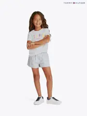 Tommy Hilfiger White Varsity Short Sleeve T-Shirt (F55376) | $29 - $34