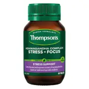 Thompson's Ashwagandha Complex Stress + Focus Tablets 60 Tablets