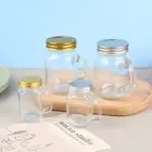 Mini Mason Jar Shot Glasses Transparent Crystal Wine Glass With Handles Bar