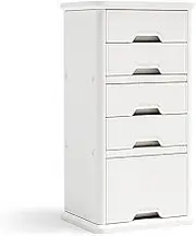 GUAWJRZDP Chest of Drawers, Plastic Drawer Chest, Storage Cabinet with Drawers, Drawers Storage Box, Drawer Chest Tall, Storage Organizer Cabinet for Closet, Living Room, Kids Room(5-Tier)