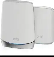 New Sealed Netgear AX3000 WiFi 6 Tri-Band 2pk Mesh System - RBK652