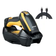 Datalogic PBT9501-RB 2D USB Handheld Wireless Barcode Scanner w/ Cable & Cradle