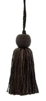 Set of 10 Mocha, Chocolate, Brown / 4" Small Tassel / Chocolate - VNT27