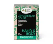 Australian Natural Soap Company Gingerbread House Soap Bar,Hand and Body, 100g