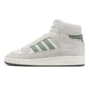 adidas 休閒鞋 Centennial 85 HI 灰 綠 麂皮 高筒 復古 男鞋 三葉草 【ACS】 GY2537