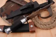 Custom Forged D2 Steel Blade Bowie Knife, Best Gift For Him, Camping Knife