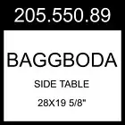 IKEA BAGGBODA Side Table Light Yellow 28x19 5/8" 205.550.89
