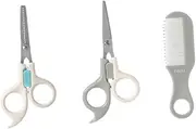 1 Set Baby Hair Cutting Scissors Stainless Steel Hair Thinning Shears Kids Hair Scissor