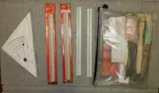 Chartpak 31 Piece Student Drafting/Drawing/Architect Set w/ Blk Bag