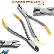 Orthodontic Hard Wire Pin Ligature Cutter Distal End TC Pliers Dental Laboratory
