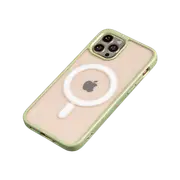 Iphone 12 Green TPU Magsafe Compatible ShockProof Cover Case