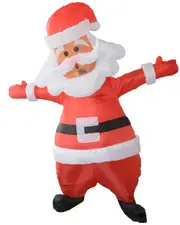 Deluxe Inflatable Santa Claus Costume