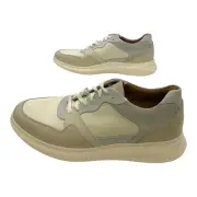 Clarks Unstructured Globe Run Sneaker White Combi US Men's 11.5M