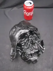 Star Wars Melted Darth Vader Helmet 3d Wall Art (Large Size) Satin Black