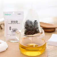 在飛比找生活市集優惠-【FaSoLa】一次性茶葉過濾分裝袋(100入／包) 兩款任