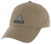 NEW adidas Men's CLIMALITE Ultimate Relaxed Adj. Hat/Cap-Washed Khaki/Silver