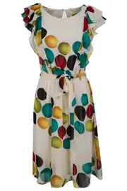 Jelly Bean Frill Dress--MART-M2032