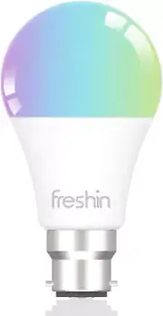 Smart B22 9W WiFi Light Bulb RGBCW Dimmable LED Compatible with Alexa Google Hom