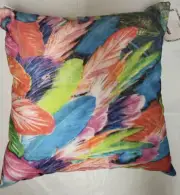 Macodesign Throw Pillow Peacock Feather European Collection Poland Decor Vibrant