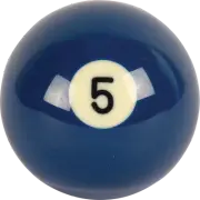 Individual Aramith #5 Premier 2 1/4 Replacement Pool Ball - RBANS2.25