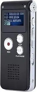 Recorder, 8GB Intelligent Digital Audio Voice Phone Recorder Dictaphone MP3 Music Player Voice Activate VAR A-B Repeating