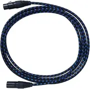 WESIEVYA 3 Male to Female Microphone Cable Pin Microphone Wire with Noise Reduction Technology Durable Material for Guitars Speakers Audio Devices
