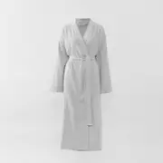 Sheridan Solace Robe in Silver Grey Cotton