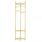 Fin Heavy Duty Corner Coat Stand Bedroom Hall Tree Hallway Shoe Rack Storage Unit Au