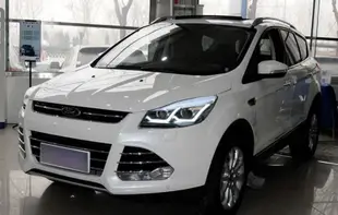 福特 FORD KUGA 雙L型導光 日行燈 +LED燈眉方向燈(促銷十組)(需先付款)