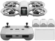 Genuine DJI Neo + DJI RC-N3 Controller + 3 Pack of Battery