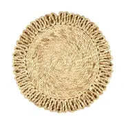 Carminia Round Jute Placemat in Natural