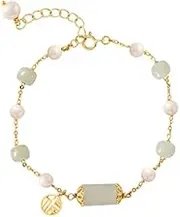 [Generic] Jade Pearl Bracelet Female Transfer Zhufu Poker Player String Gift Bracelet