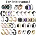 Wrist For Fitbit Versa 4/3/Sense 2/Sense Replacment Stainless Steel Band Strap