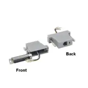 [10pc] DB25 Male to RJ-12(6P6C) Female Modular Adapter Converter Serial Gray
