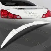 For 2008-2013 Infiniti G37 Coupe W-Power Pearl White V-Style Trunk Spoiler Wing