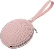 Beaupretty Travel Silicone Pacifier Storage Pouch Lightweight Portable Pacifier Holder for Stroller Diaper Bag Durable Case for Daily Use