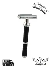 Double-Edged Safety Razor Men Shaving Safety Razor & Kit Premium Single Blade