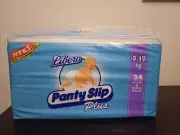 Vtg Libero Panty Slip Baby Boys 34 Maxi Plus Plastic Diapers 9-19kg / 20-42 Lbs