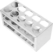 GLEAVI Stainless Steel Test Tube Rack Pipe Hose Laboratories Testing Kit Propagation Boho Fish Tank Water Test Kit Cork Test Tube Plant Kits Filling Machine Clamp Poster Tube Socket Tubes