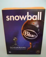 SNOWBALL BLACK USB MICROPHONE.