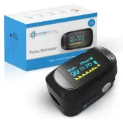 Origin Medical Fingertip Pulse Oximeter Blood Oxygen Saturation and Heart Pulse