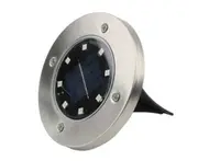 4x Solar Powered LED Buried Inground Recessed Light Garden Outdoor Deck Path