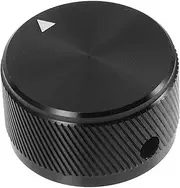 TIDTALEO Volume Adjustment Knob Volume Tone Control Knobs Caps Guitar Volume Caps Guitar Volume Knob Volume Tone Control Caps Potentiometer Knob Bass Knob Guitar Knob Black Aluminum