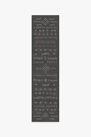 75' x 305' | Machine Washable Runner Rug | Kid & Pet Friendly | Indoor Rug | Astrid Soft Black Flatwoven Rug | Ruggable
