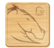 Brisbane Broncos NRL Bamboo Serving Cheeseboard or Chopping Board
