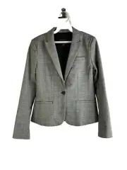 New Banana Republic Womens 4 Houndstooth Plaid Blazer Skirt Suit Set Career