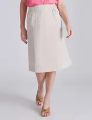 Noni B Pull On Linen Skirt