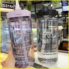 2L Water Bottle With Straw Large Capacity Sports Water Bottle BPA Free