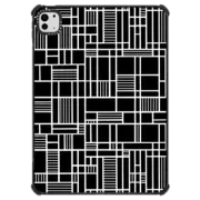 iPad Pro 11-inch (M4) iPad Impact Case Map Lines Black
